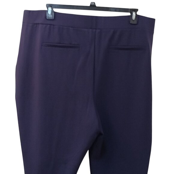 IMAN 2-Piece Dark Navy-Blue Pantsuit – Size 2X, Elegance & Comfort - Picture 10 of 12